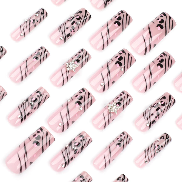 12 Sizes-24 Pcs Press On Nails JP3508