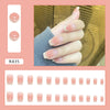 12 Sizes-24 Pcs Press On Nails R435
