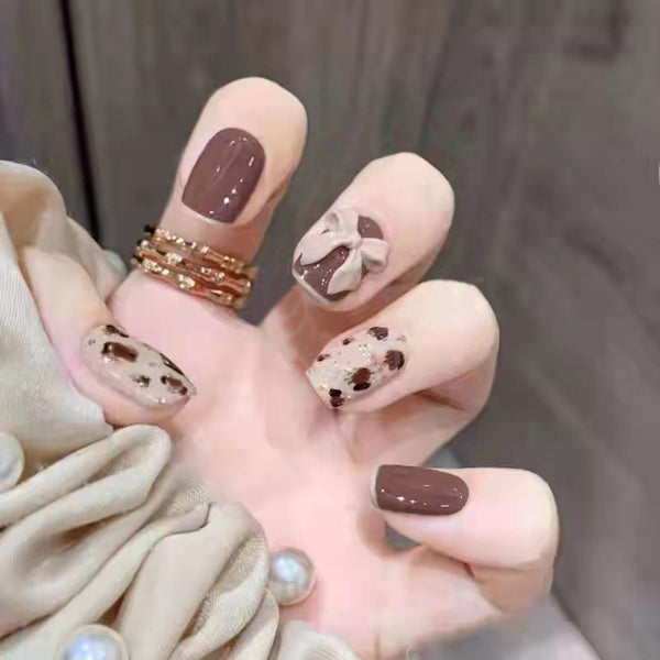 12 Sizes-24 Pcs Press On Nails Z167