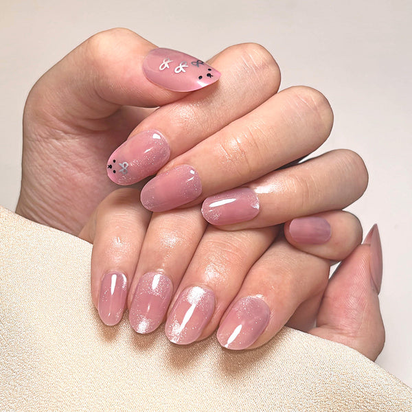 12 Sizes-24 Pcs Press On Nails JP3307