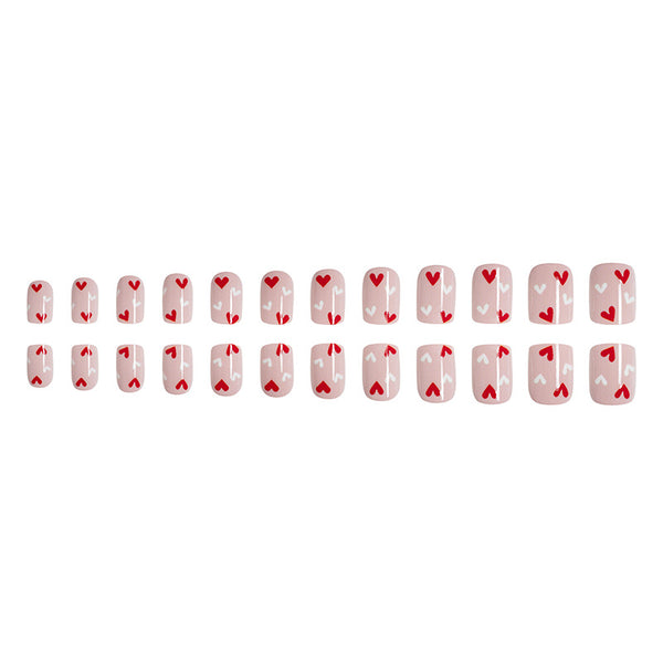 12 Sizes-24 Pcs Press On Nails C229