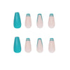 12 Sizes-24 Pcs Press On Nails JP1431
