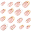 12 Sizes-24 Pcs Press On Nails JP4390