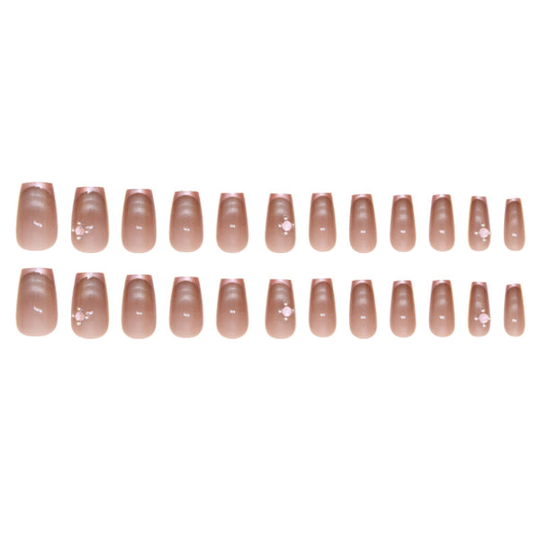 12 Sizes-24 Pcs Press On Nails MY069