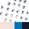12 Sizes-24 Pcs Press On Nails JP3094