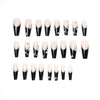 12 Sizes-24 Pcs Press On Nails JP1567