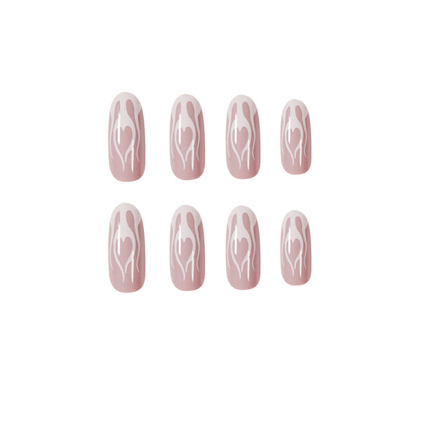 12 Sizes-24 Pcs Press On Nails JP1038