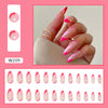 12 Sizes-24 Pcs Press On Nails W202