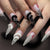 12 Sizes-24 Pcs Press On Nails C1120