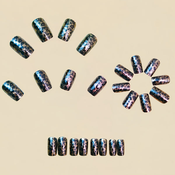 12 Sizes-24 Pcs Press On Nails Y1454