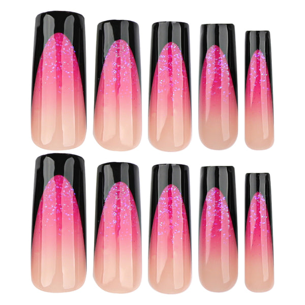 12 Sizes-24 Pcs Press On Nails JP3548