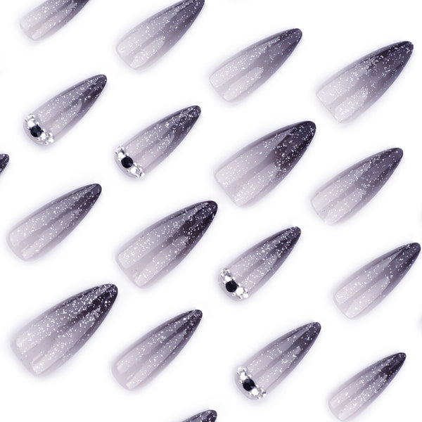 12 Sizes-24 Pcs Press On Nails JP3590