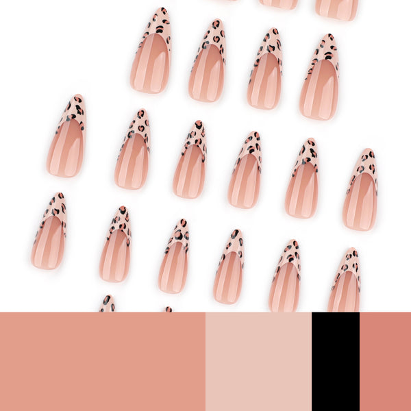 12 Sizes-24 Pcs Press On Nails JP4035
