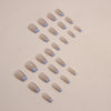 12 Sizes-24 Pcs Press On Nails W1339