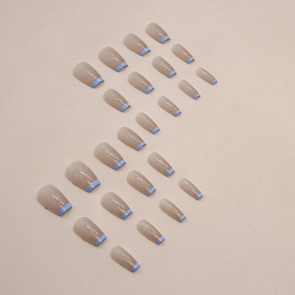 12 Sizes-24 Pcs Press On Nails W1339