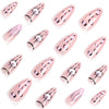 12 Sizes-24 Pcs Press On Nails JP2970