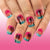 12 Sizes-24 Pcs Press On Nails C1679