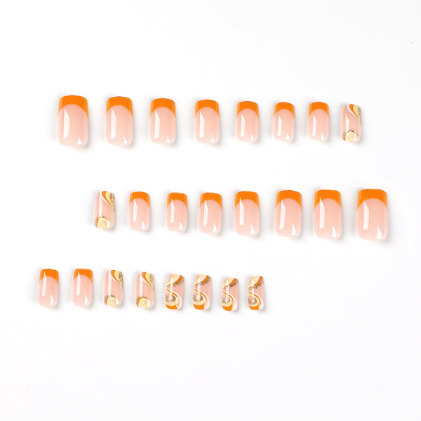 12 Sizes-24 Pcs Press On Nails JP2261