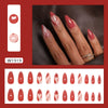12 Sizes-24 Pcs Press On Nails W1919