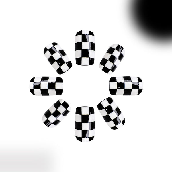 12 Sizes-24 PcsPress On Nails C399