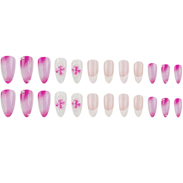 12 Sizes-24 Pcs Press On Nails LZ227-B7