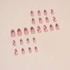 12 Sizes-24 Pcs Press On Nails W1582