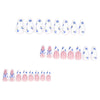 12 Sizes-24 Pcs Press On Nails JP3822