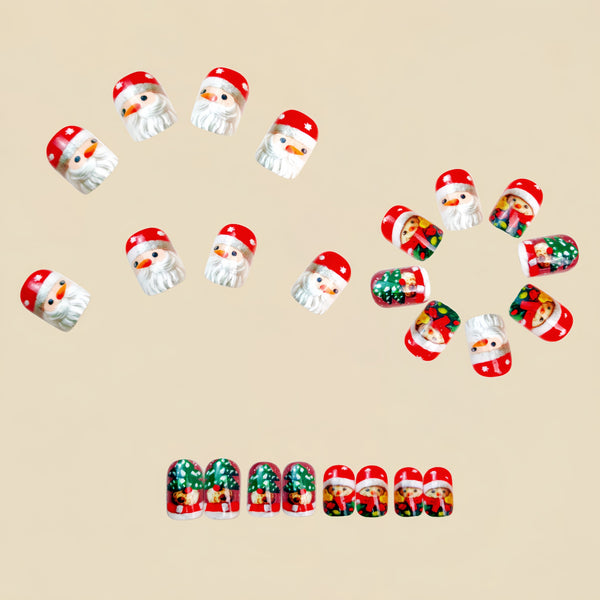 12 Sizes-24 Pcs Press On Nails Y1455