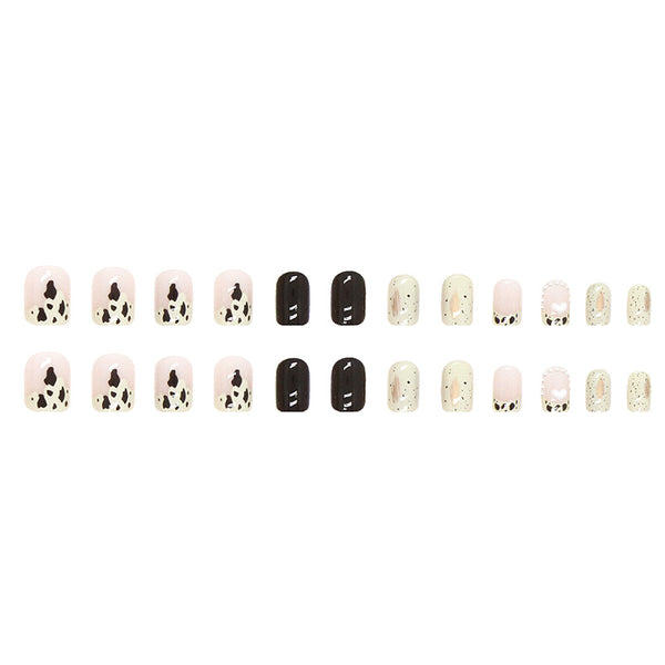 12 Sizes-24 Pcs Press On Nails Z554