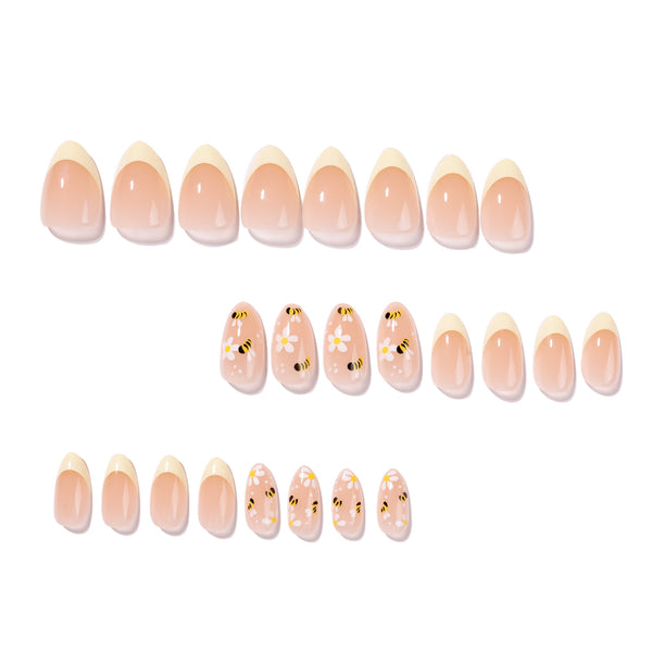 12 Sizes-24 Pcs Press On Nails JP4422