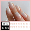 12 Sizes-24 Pcs Press On Nails Y045
