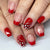 12 Sizes-24 Pcs Press On Nails C761