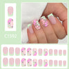 12 Sizes-24 Pcs Press On Nails C1592