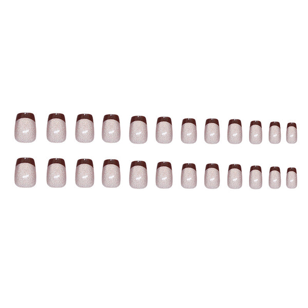 12 Sizes-24 Pcs Press On Nails MY097