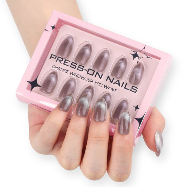 Glamhalo Premiere 30pcs Press On Nails – Eco-Friendly Perfect Fit - GD26