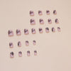 12 Sizes-24 Pcs Press On Nails W1539