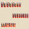 12 Sizes-24 Pcs Press On Nails Y474