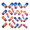 12 Sizes-24 Pcs Press On Nails Y1501