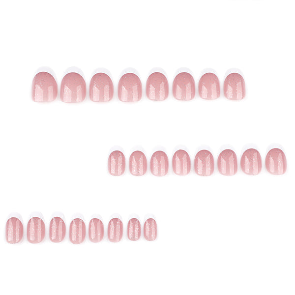 12 Sizes-24 Pcs Press On Nails JP3827