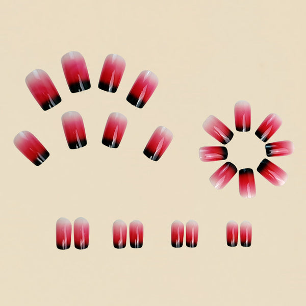 12 Sizes-24 Pcs Press On Nails Y438-2