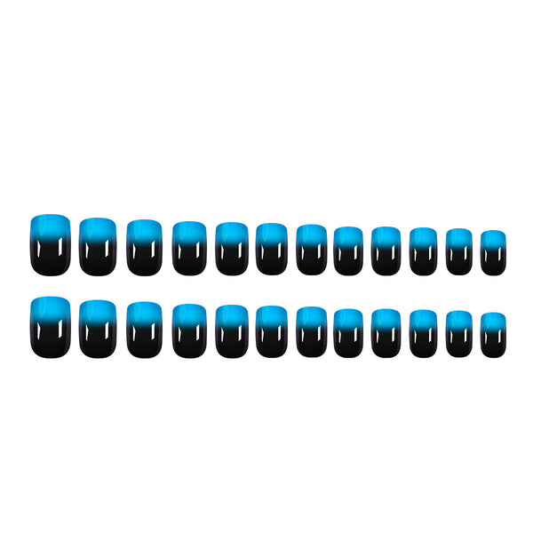12 Sizes-24 Pcs Press On Nails Y132