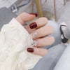 12 Sizes-24 Pcs Press On Nails bundle-set