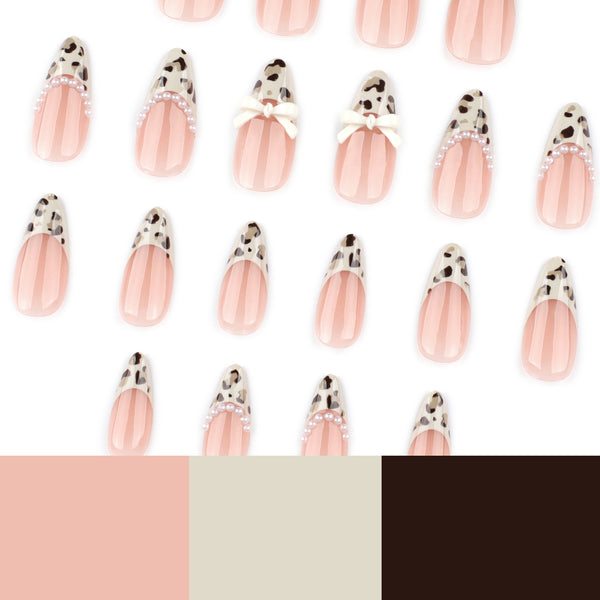 12 Sizes-24 Pcs Press On Nails JP4057