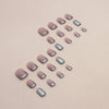 12 Sizes-24 Pcs Press On Nails W1077