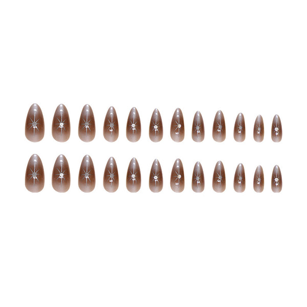 12 Sizes-24 Pcs Press On Nails Z866