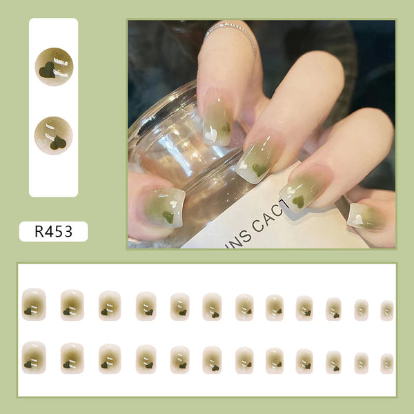 12 Sizes-24 Pcs Press On Nails R441
