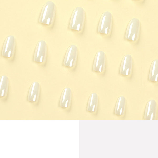 Almond Glossy Medium Oval Press on Nails