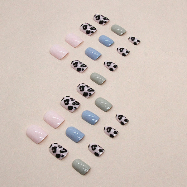 12 Sizes-24 Pcs Press On Nails W1350