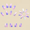 12 Sizes-24 Pcs Press On Nails Y513