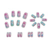 12 Sizes-24 Pcs Press On Nails Y1524